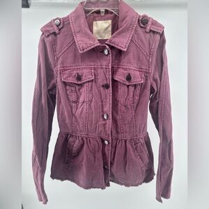 Altar'd State Mauve Utility Jacket